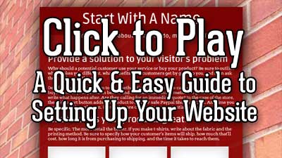 website design screenshot